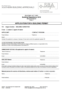 thumbnail - Application for Building Permit 2018 Form